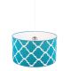 Duolla - Chandelier on a string MAROKO 1xE27/40W/230V turquoise/white