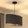 Duolla - Chandelier on a string OVAL 1xE27/15W/230V grey