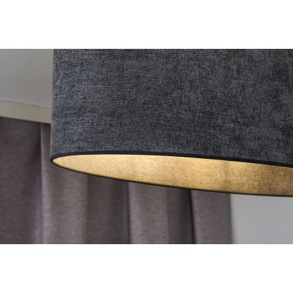 Duolla - Chandelier on a string OVAL 1xE27/15W/230V grey