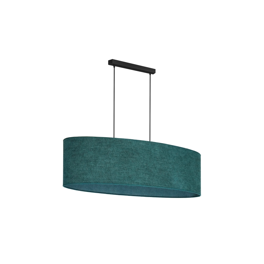 Duolla - Chandelier on a string OVAL 2xE27/15W/230V green