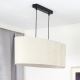 Duolla - Chandelier on a string OVAL 2xE27/15W/230V grey