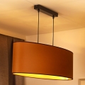 Duolla - Chandelier on a string OVAL VEGAN 2xE27/15W/230V brown