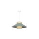 Duolla - Chandelier on a string RIO RATTAN 1xE27/15W/230V green/rattan