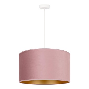 Duolla - Chandelier on a string ROLLER 1xE27/15W/230V d. 40 cm pink/gold