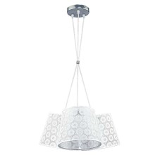 Duolla - Chandelier on a string ROSSA 3xE27/40W/230V white/lace