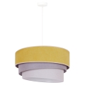Duolla - Chandelier on a string TRIO 1xE27/15W/230V yellow/grey/white