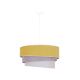 Duolla - Chandelier on a string TRIO 1xE27/15W/230V yellow/grey/white