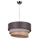 Duolla - Chandelier on a string TRIO 1xE27/40W/230V anthracite/grey/brown