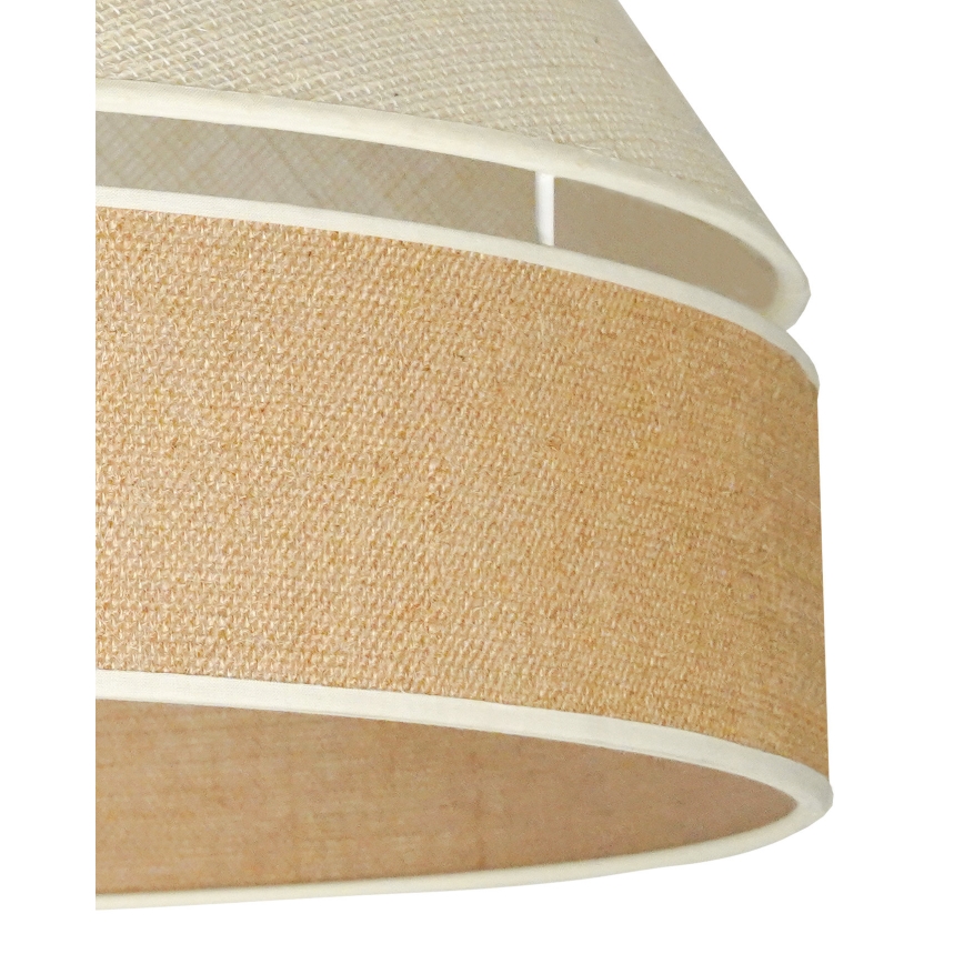 Duolla - Chandelier on a string YUTE AVIGNON 1xE27/15W/230V d. 60 cm grey/brown