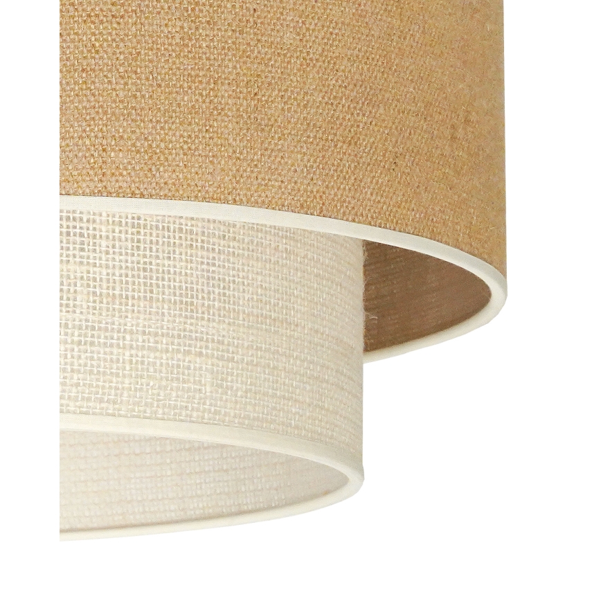Duolla - Chandelier on a string YUTE BOHO 1xE27/15W/230V d. 45 cm brown/creamy