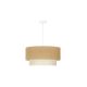 Duolla - Chandelier on a string YUTE BOHO 1xE27/15W/230V d. 45 cm brown/grey