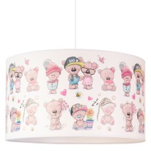 Duolla - Children's chandelier on a string PRINT M 1xE27/40W/230V bears