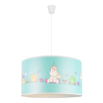 Duolla - Children's chandelier on a string UNICORN 1xE27/15W/230V d. 35 cm