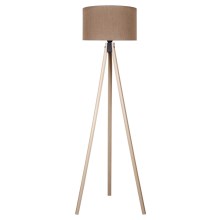 Duolla - Floor lamp 1xE27/60W/230V brown/beige