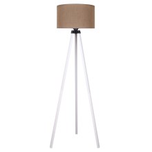 Duolla - Floor lamp 1xE27/60W/230V brown/white