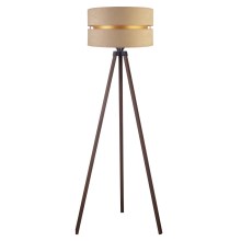 Duolla - Floor lamp DUO 1xE27/60W/230V beige/brown