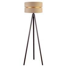 Duolla - Floor lamp DUO 1xE27/60W/230V beige/brown