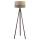 Duolla - Floor lamp DUO 1xE27/60W/230V beige/grey/wenge