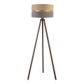 Duolla - Floor lamp DUO 1xE27/60W/230V d. 44 cm beige/grey/brown