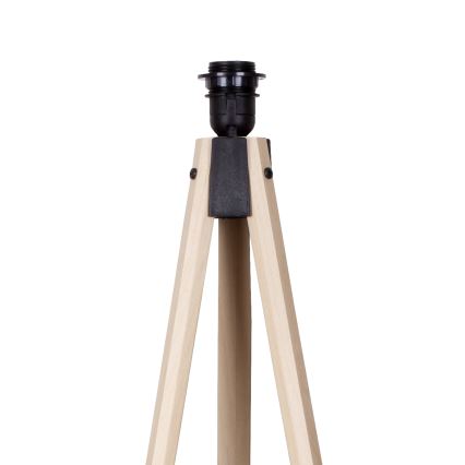 Duolla - Floor lamp DUO 1xE27/60W/230V d. 44 cm black/beige