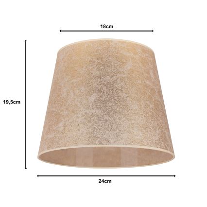 Duolla - Lampshade for table lamp CLASSIC M E27 d. 24 cm gold