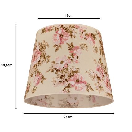 Duolla - Lampshade for table lamp CLASSIC M E27 d. 24 cm rose