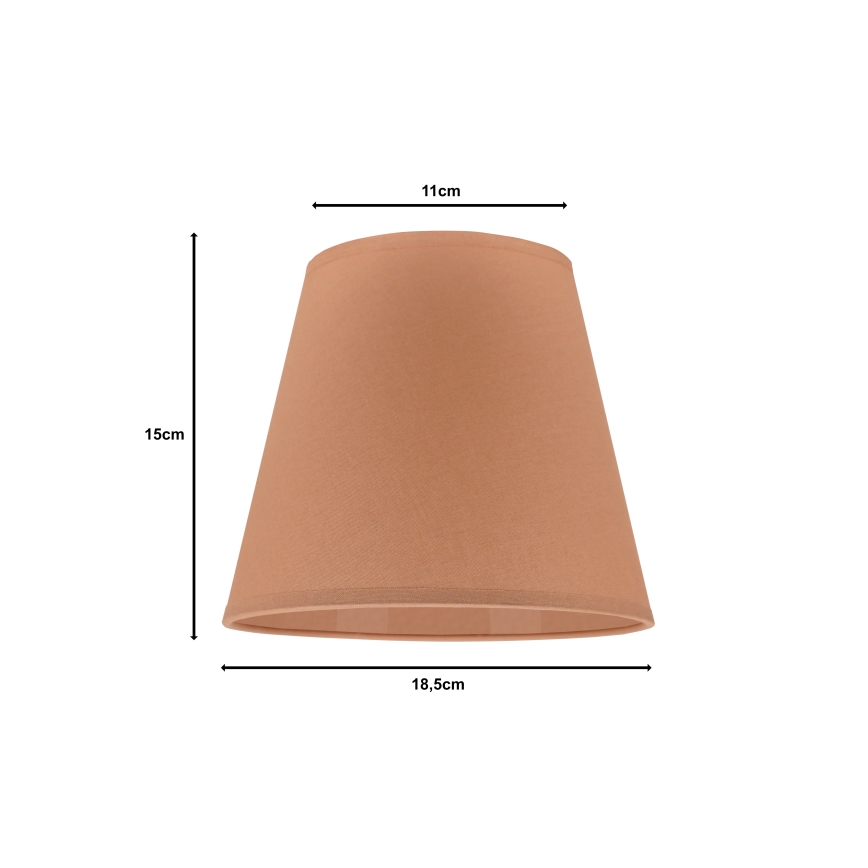 Duolla - Lampshade for table lamp SOFIA XS E14 d. 18,5 cm brown