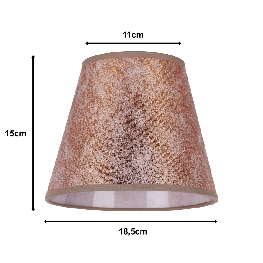 Duolla - Lampshade for table lamp SOFIA XS E14 d. 18,5 cm copper