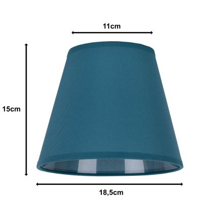 Duolla - Lampshade for table lamp SOFIA XS E14 d. 18,5 cm turquoise