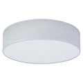 Duolla - LED Ceiling light CORTINA LED/26W/230V d. 30 cm grey
