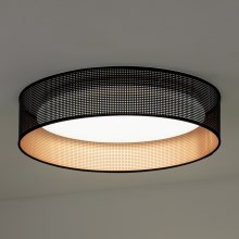 Duolla - LED Ceiling light ROLLER LED/24W/230V black/copper
