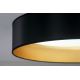 Duolla - LED Ceiling light ROLLER LED/24W/230V black/gold