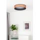 Duolla - LED Ceiling light ROLLER LED/24W/230V copper/black