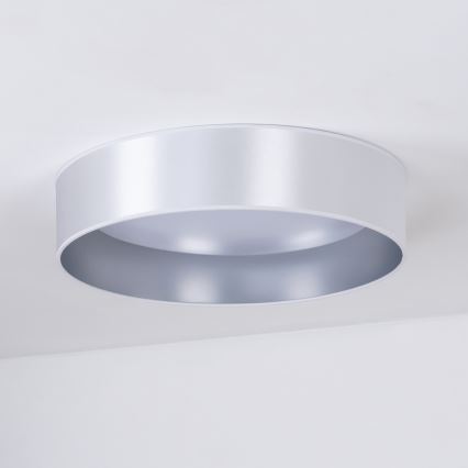 Duolla - LED Ceiling light ROLLER LED/24W/230V d. 45 cm silver