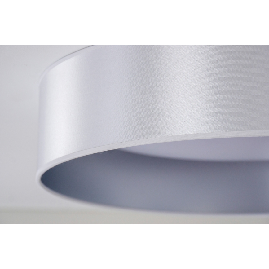 Duolla - LED Ceiling light ROLLER LED/24W/230V d. 45 cm silver