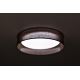 Duolla - LED Ceiling light ROLLER LED/24W/230V dark brown