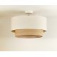 Duolla - Surface-mounted chandelier BOHO 1xE27/15W/230V creamy/brown
