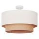 Duolla - Surface-mounted chandelier BOHO 1xE27/15W/230V creamy/brown