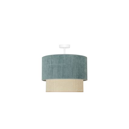 Duolla - Surface-mounted chandelier CORDUROY 1xE27/15W/230V d. 40 cm blue/beige