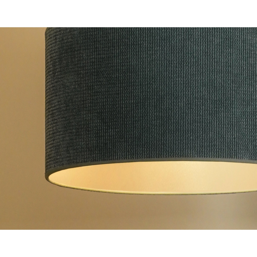 Duolla - Surface-mounted chandelier CORDUROY 1xE27/15W/230V d. 40 cm light blue