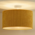 Duolla - Surface-mounted chandelier CORDUROY 1xE27/15W/230V d. 40 cm yellow