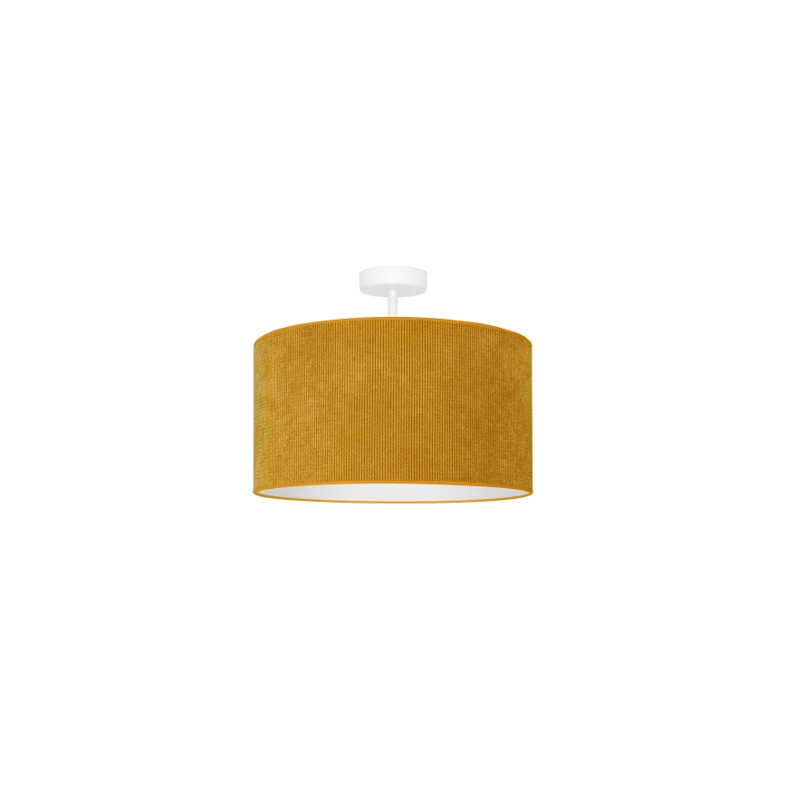 Duolla - Surface-mounted chandelier CORDUROY 1xE27/15W/230V d. 40 cm yellow