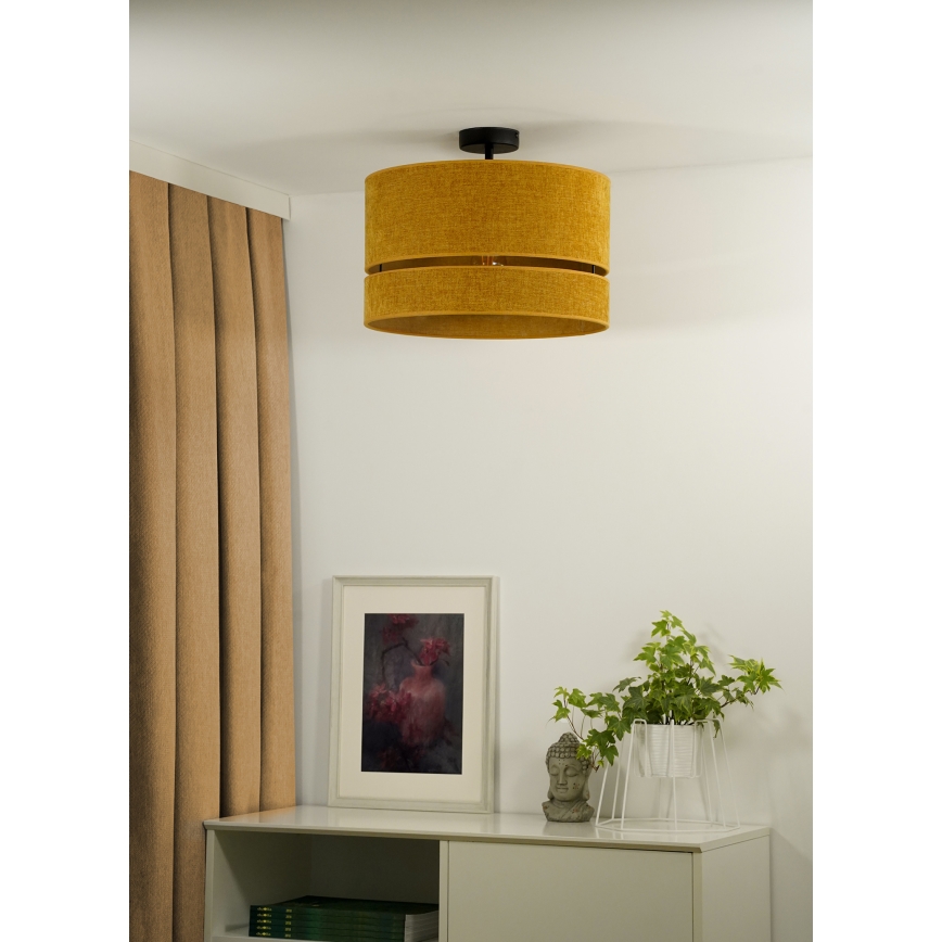 Duolla - Surface-mounted chandelier DOUBLE 1xE27/15W/230V d. 40 cm orange