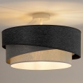 Duolla - Surface-mounted chandelier KOBO 1xE27/15W/230V d. 45 cm grey/white