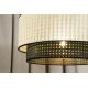 Duolla - Surface-mounted chandelier RATTAN YUTE 1xE27/15W/230V grey/black