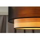 Duolla - Surface-mounted chandelier WOOD BOHO 1xE27/15W/230V black/beige