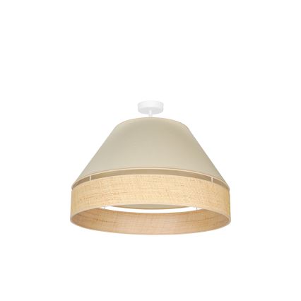 Duolla - Surface-mounted chandelier YUTE AVIGNON 1xE27/15W/230V d. 60 cm creamy/beige