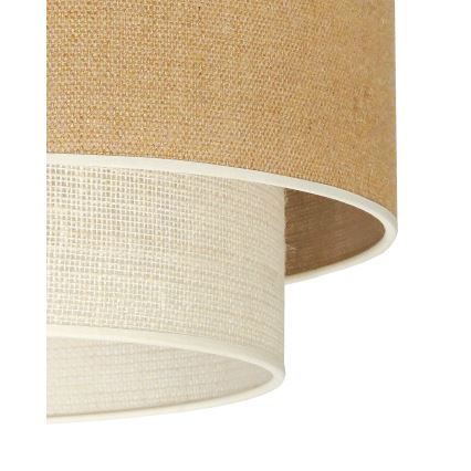 Duolla - Surface-mounted chandelier YUTE BOHO 1xE27/15W/230V d. 45 cm brown/creamy