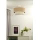 Duolla - Surface-mounted chandelier YUTE BOHO 1xE27/15W/230V d. 45 cm brown/grey