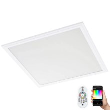 Eglo 32547 - LED RGBW Dimmable recessed panel SALOBRENA-C LED/34W/230V white 60x60 cm + remote control